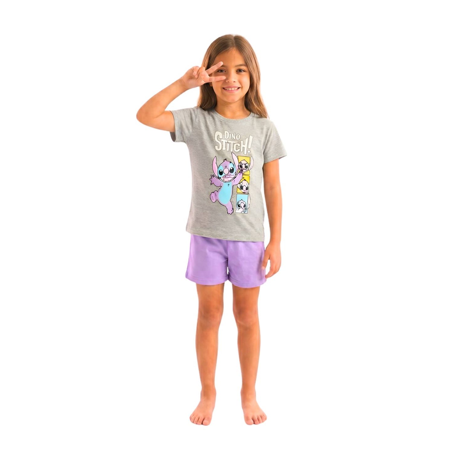 Girls' summer stretch pajamas
