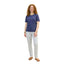 Women's navy summer pajamas