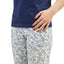 Women's navy summer pajamas