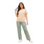 Women's beige summer pajamas
