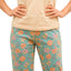 Women's beige summer pajamas
