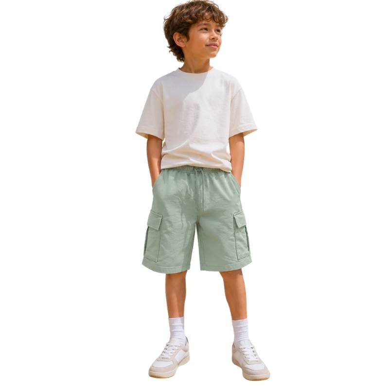 Cotton Hub boys' summer outdoor shorts