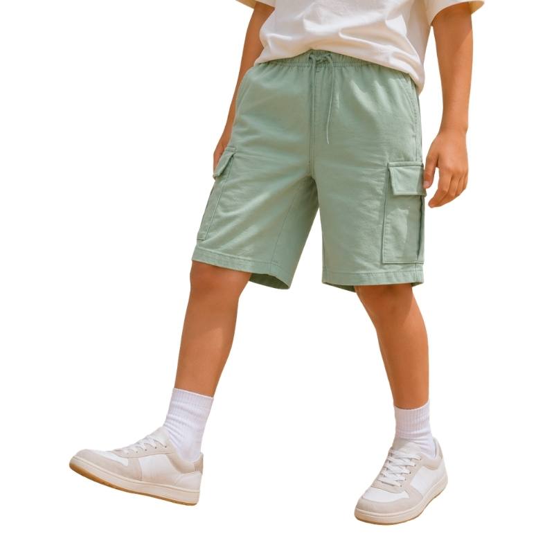 Cotton Hub boys' summer outdoor shorts