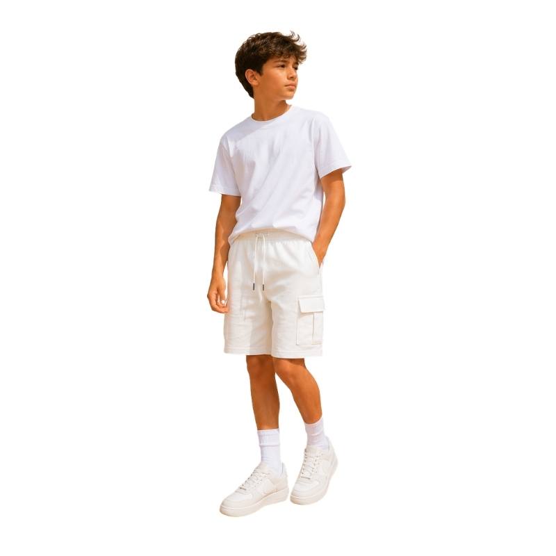 Cotton Hub boys' summer outdoor shorts