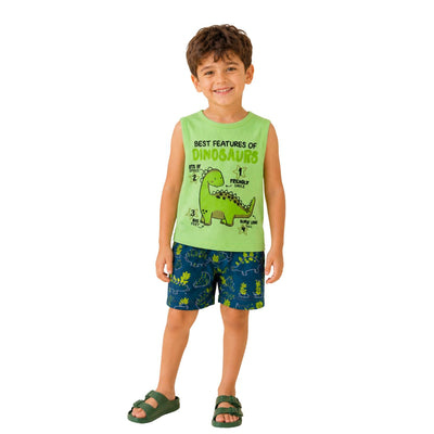 بيجامة Dino Play صيفي أولادي