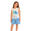 Girls' Ocean Turtle Summer Pajamas
