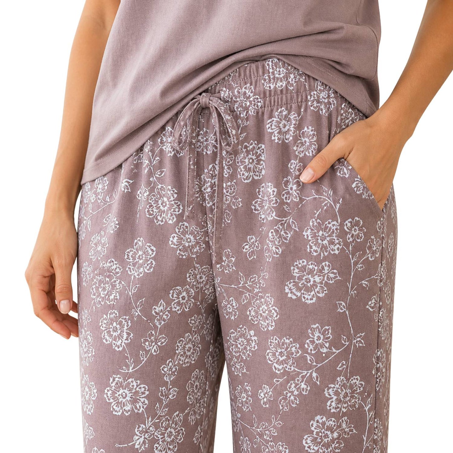 Women's summer brown pajamas
