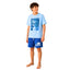 Boys' Blue Vibez Summer Outfit Set
