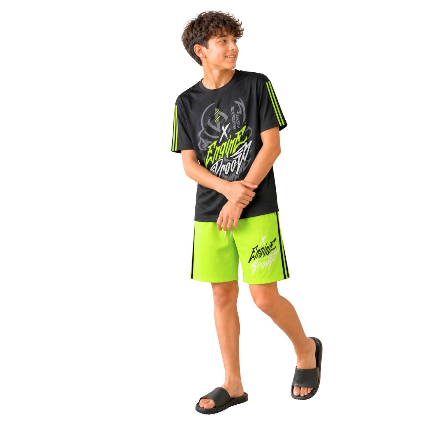 Neon Energy boys' summer outfit set