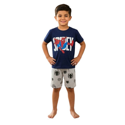 بيجامة سبايدرمان صيفي اولادي