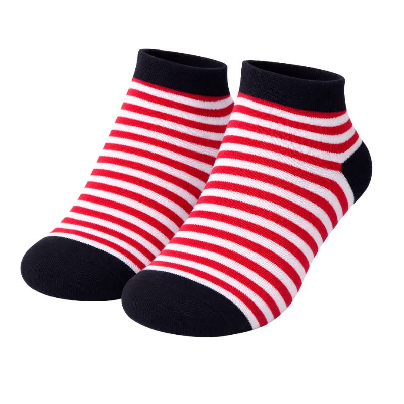 red striped girls' socks