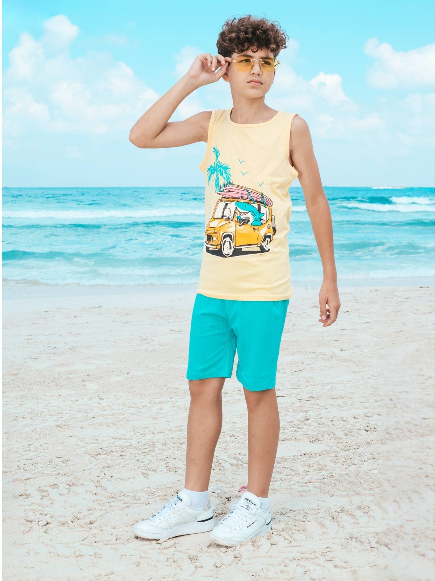 Boys' Beach Adventure Summer Pajamas