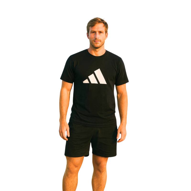 Adidas Men's Black Summer T-Shirt
