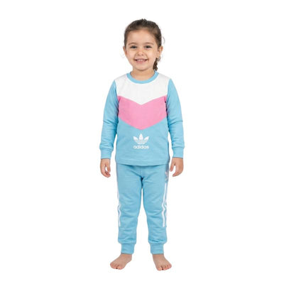 بيجامة أديداس لبني خريفي بناتي