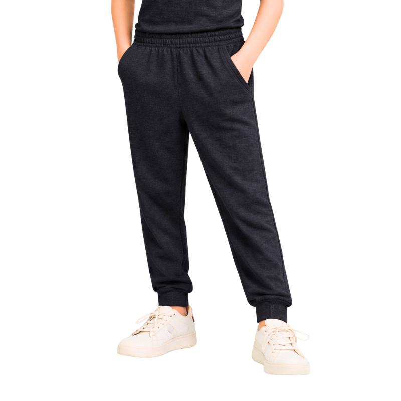 Boys' small black winter lined trousers