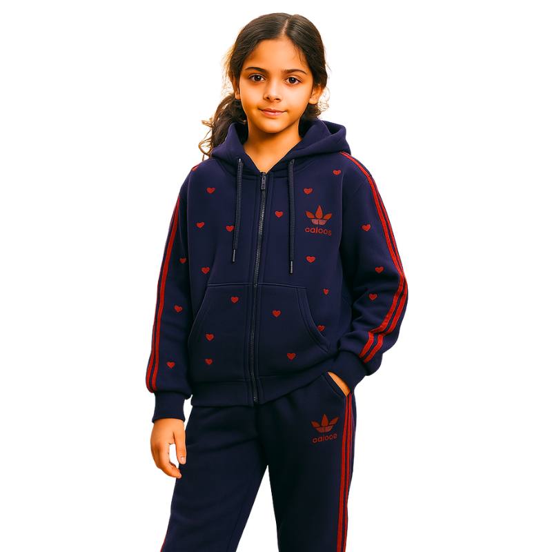 Girls' Autumn Hearts Tracksuit
