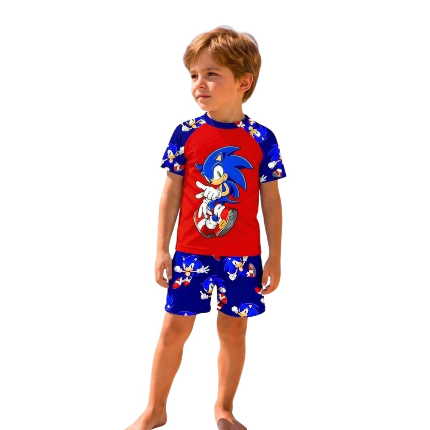 Cotton Hub Speed Rush Summer Swimsuit for Boys