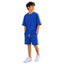 طقم خروج Oversize أزرق صيفي أولادي