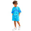 طقم خروج Limited Edition Sky Blue  صيفي أولادي