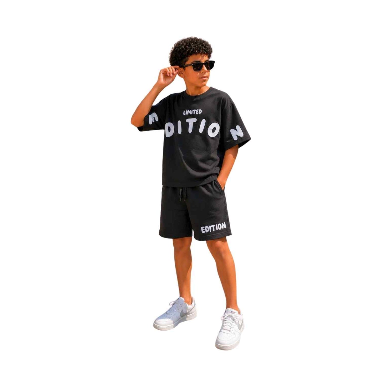 طقم خروج Limited Edition Black  صيفي أولادي