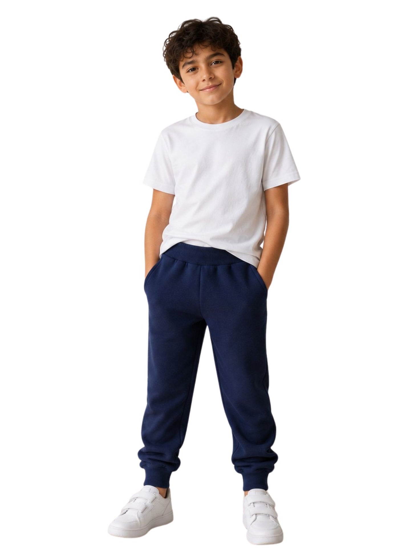بنطلون ميلتون إسفنجي Comfort Fit - كحلي