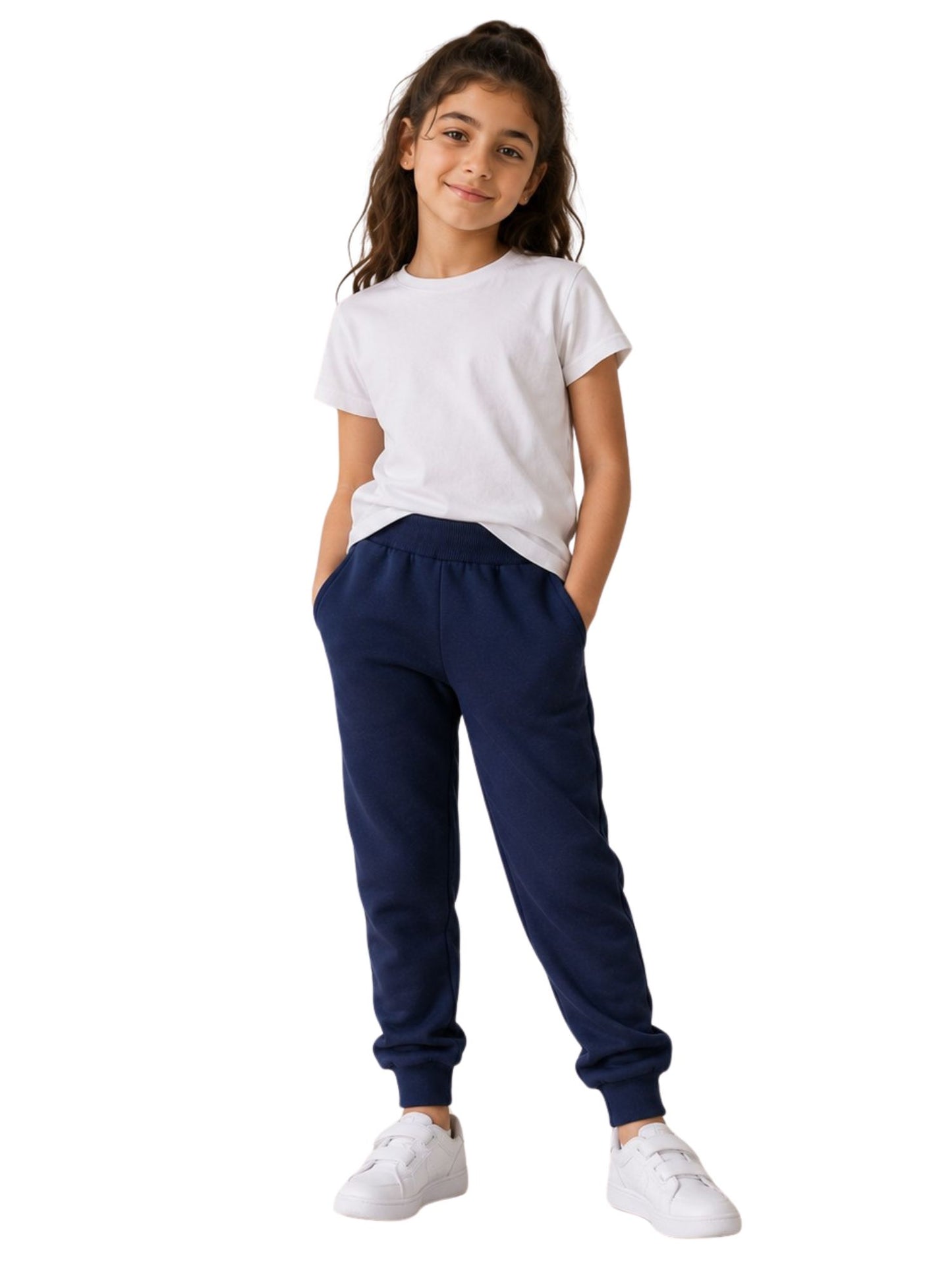 بنطلون ميلتون إسفنجي Comfort Fit - كحلي