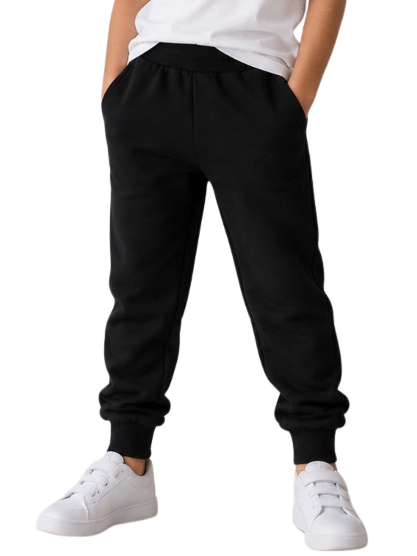 بنطلون ميلتون إسفنجي Comfort Fit - أسود