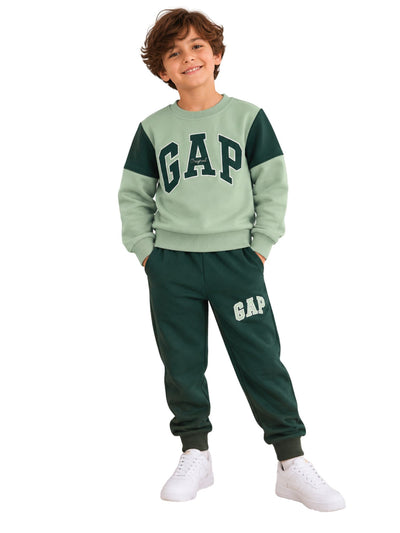 GAP Green Block Boys’ Pajama Set