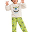 Boys Green One-Eye Monster Winter Fleece Pajama Set
