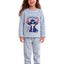 Blue Alien Girls' Winter Pajama Set