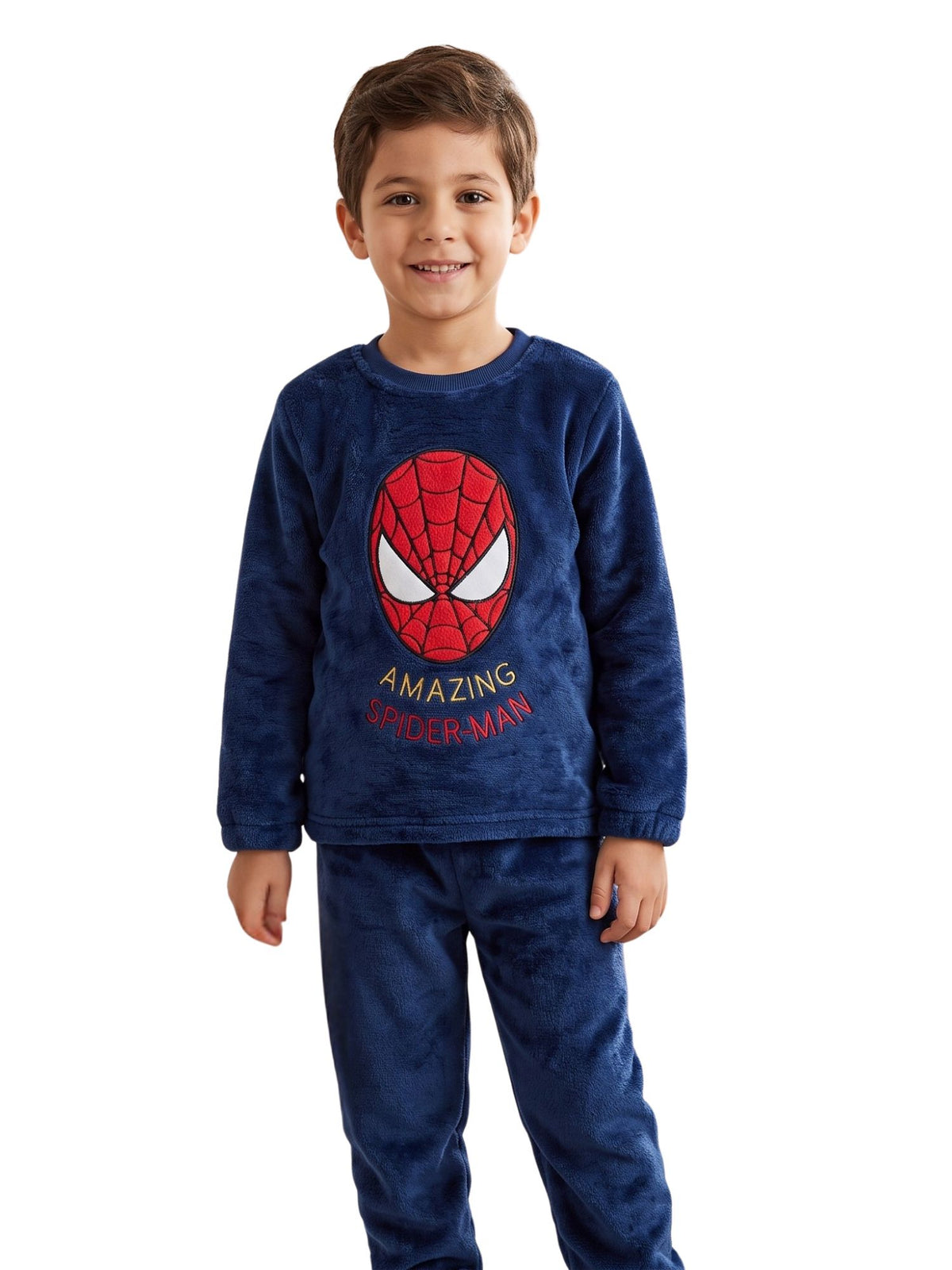 Web Mask Boys' Winter Pajama Set