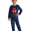 Web Mask Boys' Winter Pajama Set