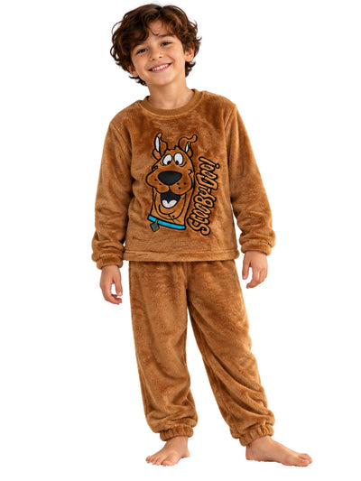 Funny Dog Boys' Winter Pajama Set