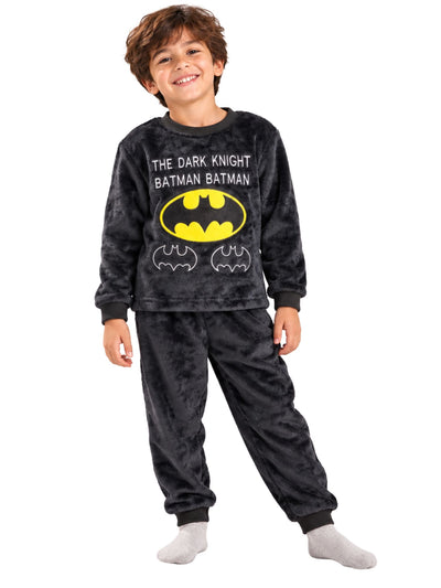 Dark Hero Boys' Winter Pajama Set