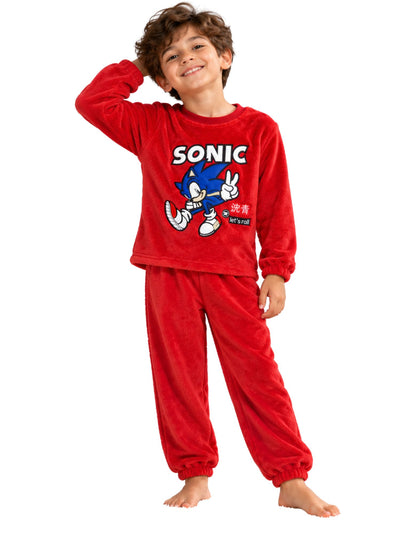 Speed Runner Boys' Winter Pajama Set