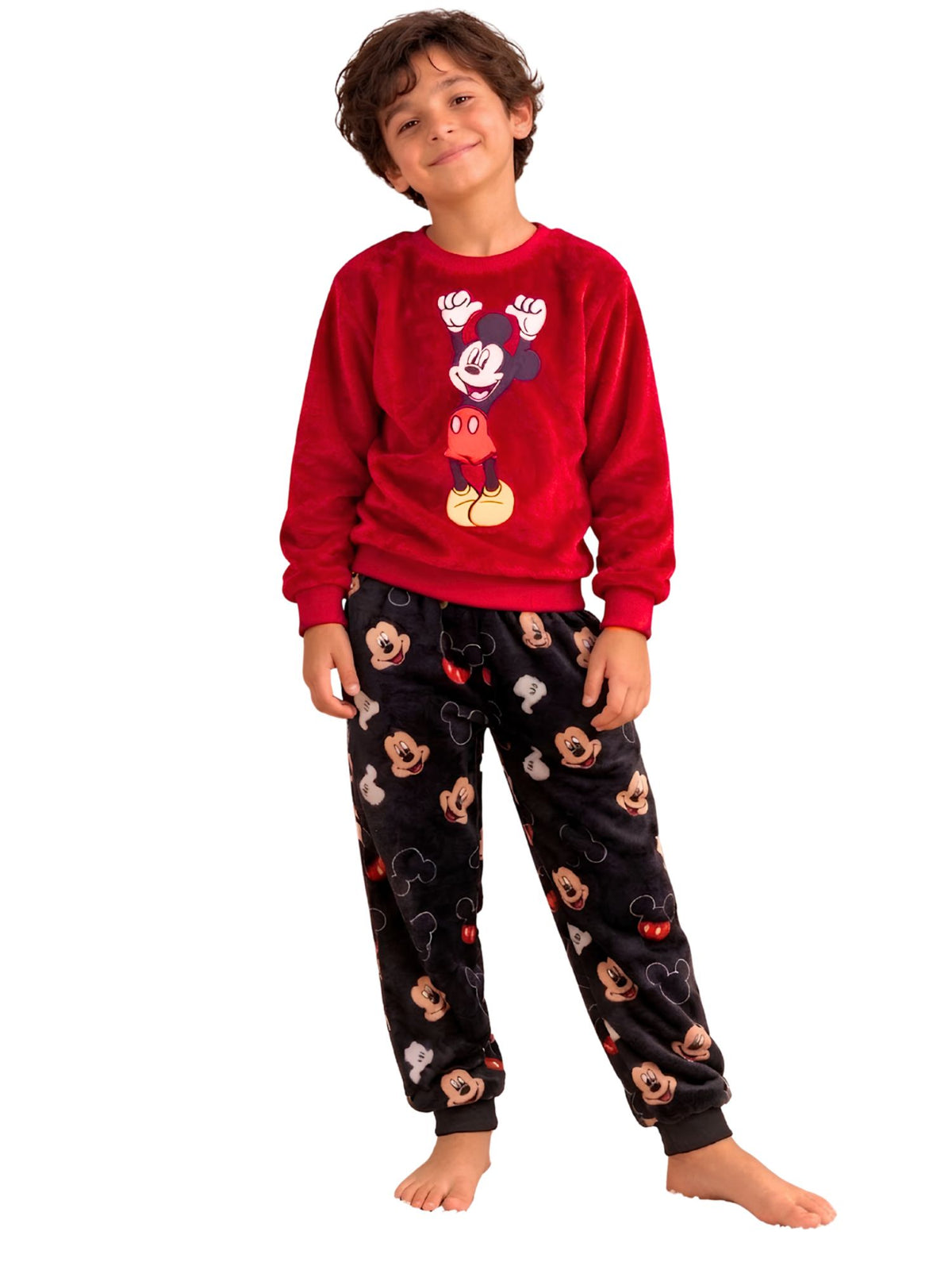 Happy Mouse Boys' Winter Pajama Set
