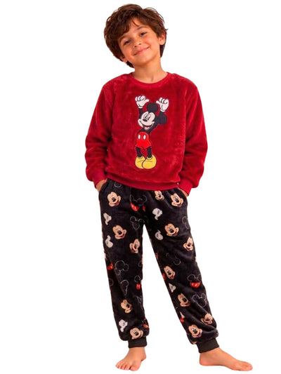 Happy Mouse Boys' Winter Pajama Set