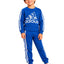 Boys Sport Blue Stripes Autumn Pajama Set