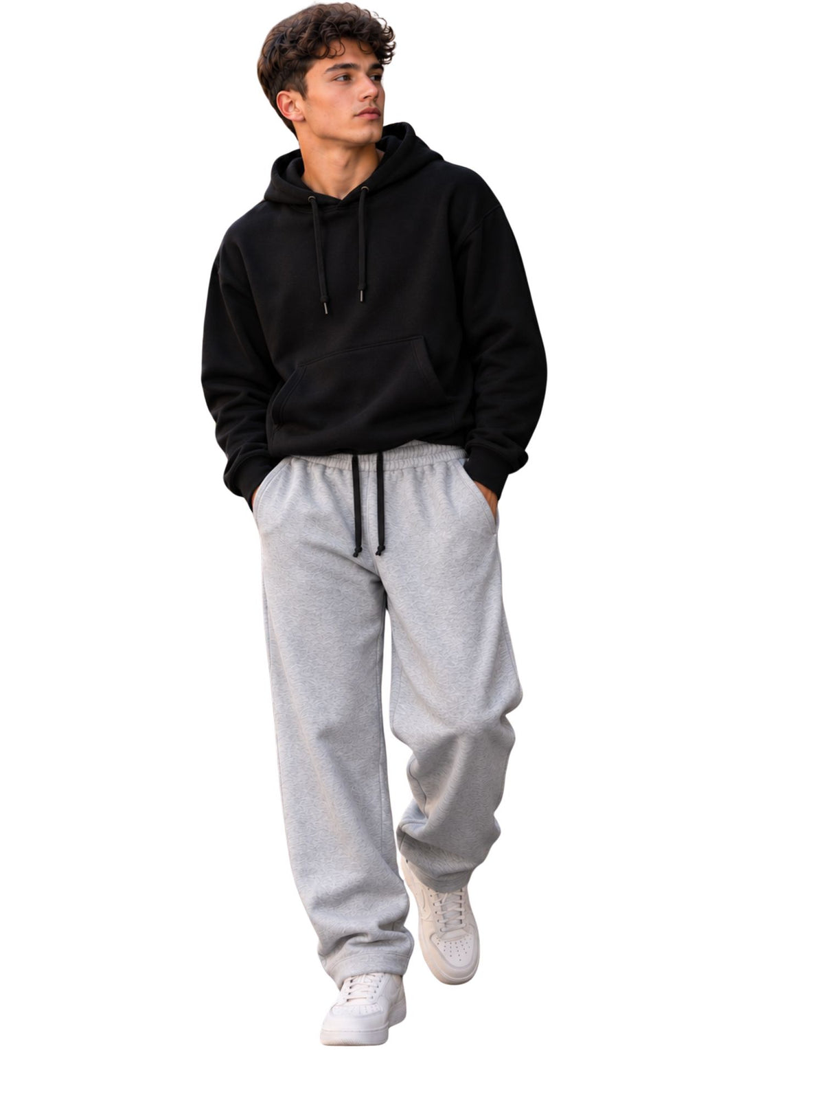 Basic Relaxed Fit Grey  Joggers