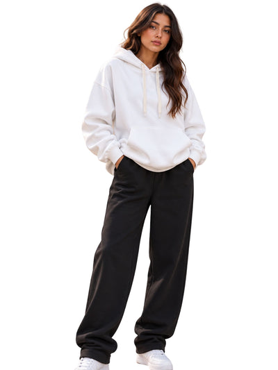 Basic Relaxed Fit Black Joggers