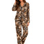 Women's Autumn Animal Mix Pajama Set