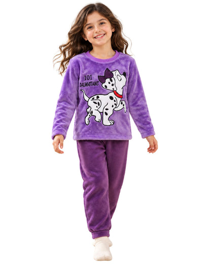 بيجامة Lavender Puppy 101 شتوي بناتي