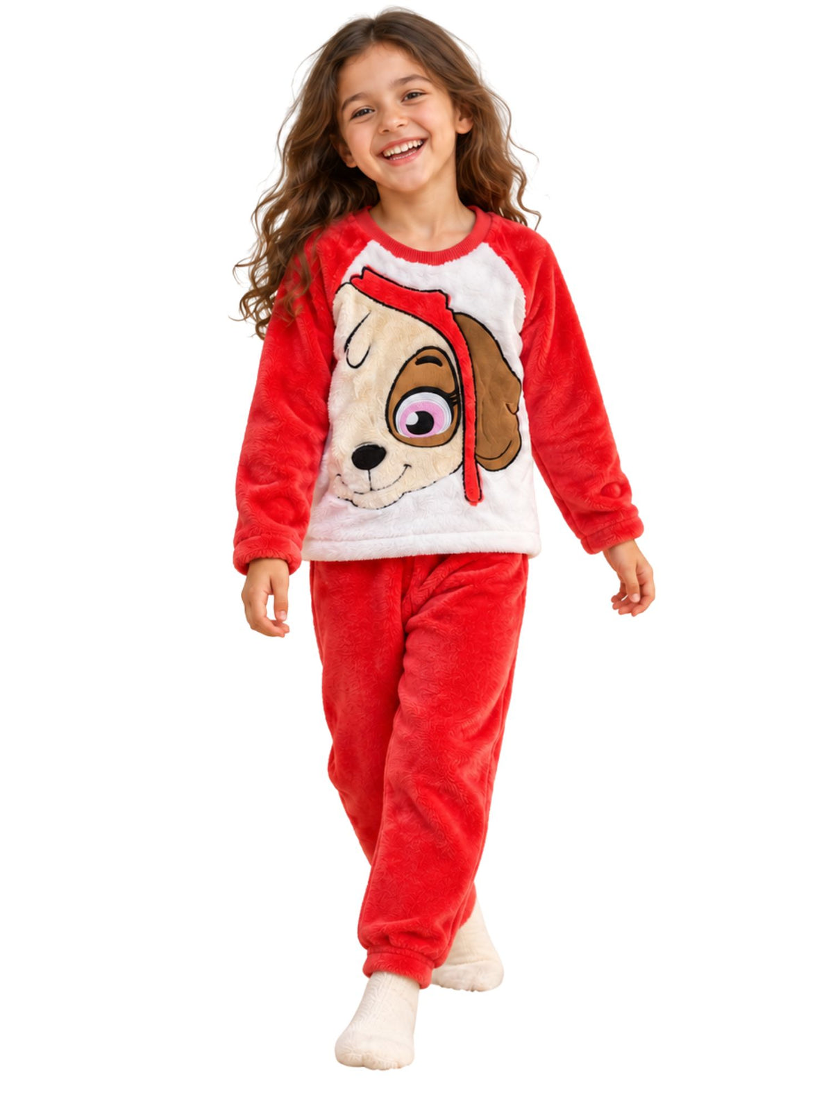 بيجامة Scarlet Puppy شتوي بناتي