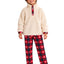 Kids Winter Pajama Set - Red Check