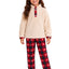 Kids Winter Pajama Set - Red Check