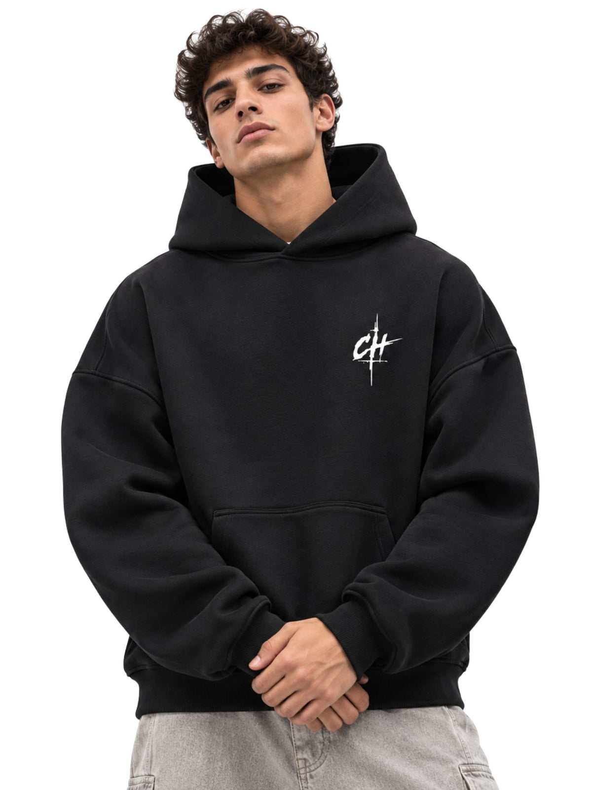 Galaxy Stroke Oversized Winter Hoodie