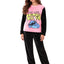 بيجامة Stay Cool Stitch Pink شتوي بناتي