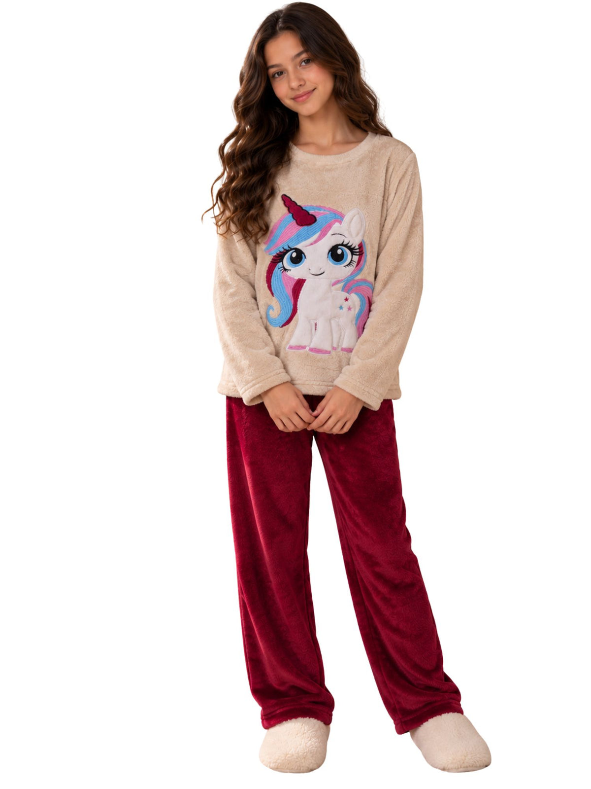 بيجامة Cute Unicorn شتوي بناتي