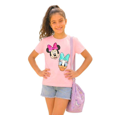 تيشيرت Minnie & Daisy صيفي بناتي