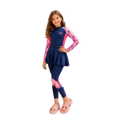 مايوه Navy Bloom بناتي